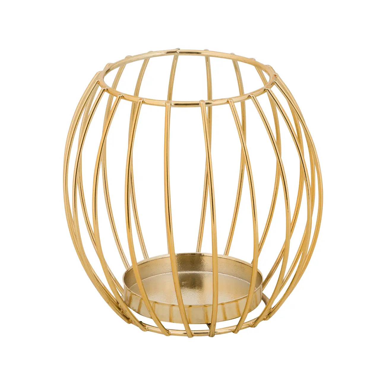 SUPORTE VELA OUTLINE DECO - OURO/BEGE - Foto 4