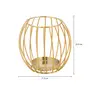 SUPORTE VELA OUTLINE DECO - OURO/BEGE - Foto 5