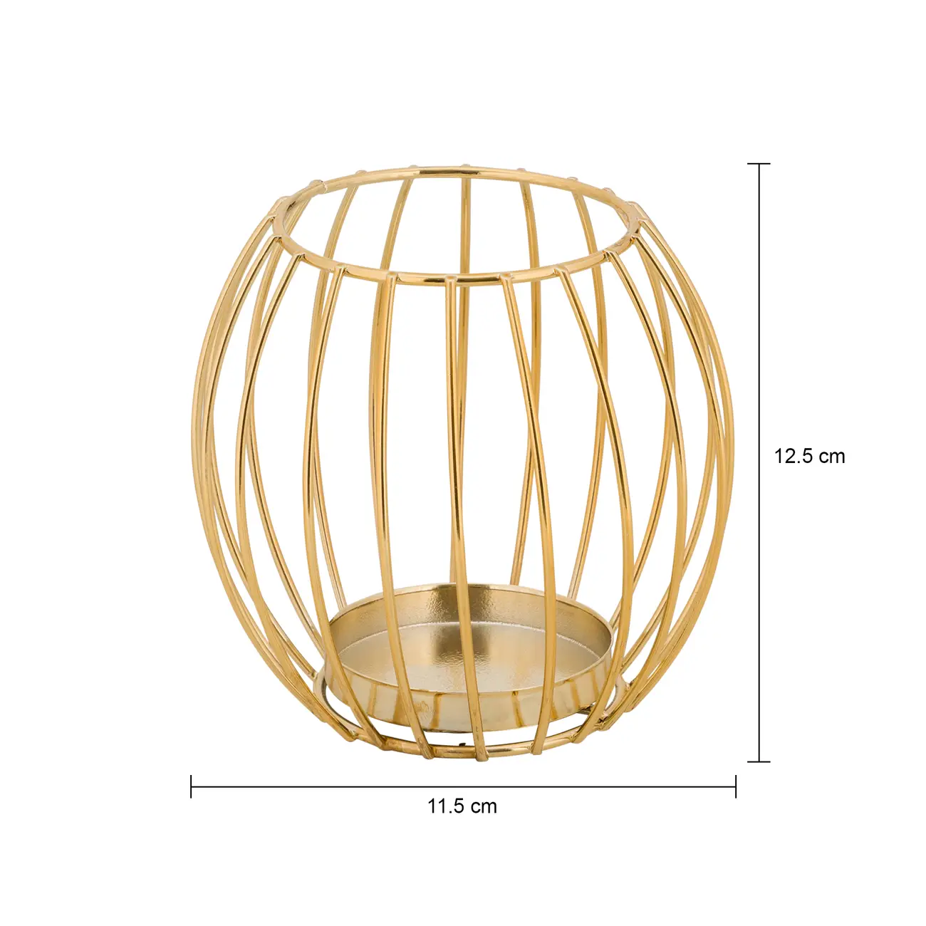 SUPORTE VELA OUTLINE DECO - OURO/BEGE - Foto 5