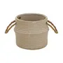 CACHEPÔ 9 CM FOLLIS - BRANCO/BEGE - Foto 1