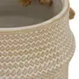 CACHEPÔ 9 CM FOLLIS - BRANCO/BEGE - Foto 5