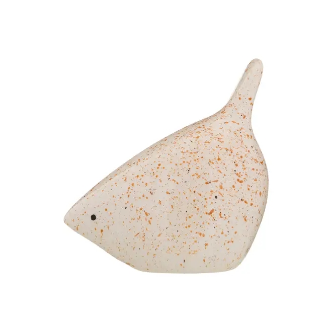 ADORNO PÁSSAR MESA 9 CM PIA PIOU - AREIA - Foto 1