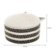 PORTA-JOIAS CAT DELUXE FACE - BRANCO/PRETO - Foto 4
