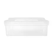 CAIXA 14 CM X 42 CM X 30 CM ORGANIZE - BRANCO TRANSLUCIDO - Foto 1