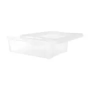 CAIXA 14 CM X 42 CM X 30 CM ORGANIZE - BRANCO TRANSLUCIDO - Foto 2