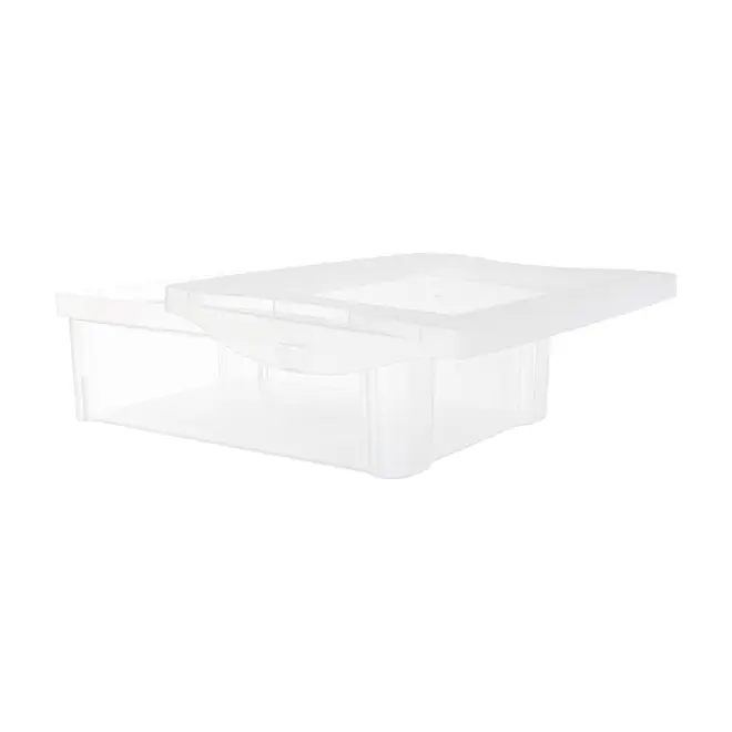 CAIXA 14 CM X 42 CM X 30 CM ORGANIZE - BRANCO TRANSLUCIDO - Foto 2