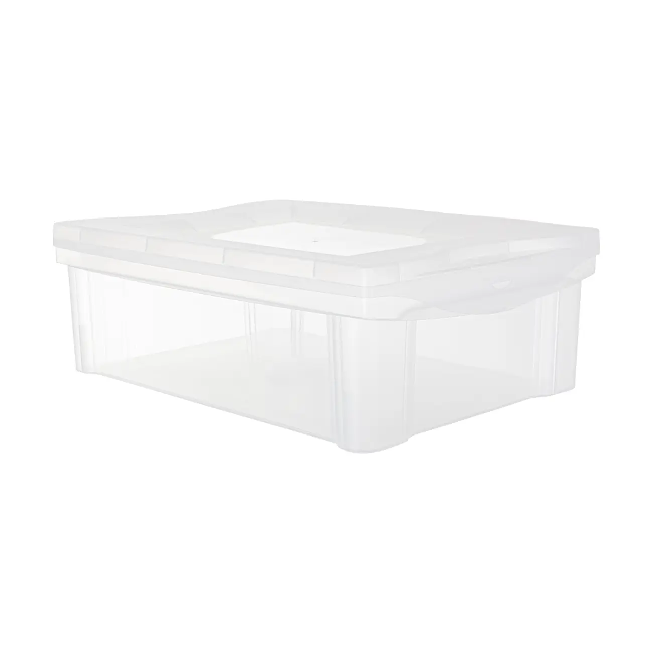 CAIXA 14 CM X 42 CM X 30 CM ORGANIZE - BRANCO TRANSLUCIDO - Foto 3