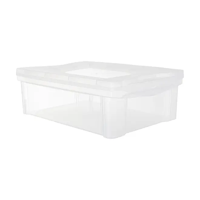 CAIXA 14 CM X 42 CM X 30 CM ORGANIZE - BRANCO TRANSLUCIDO - Foto 3