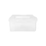 CAIXA 14 CM X 42 CM X 30 CM ORGANIZE - BRANCO TRANSLUCIDO - Foto 4
