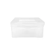 CAIXA 14 CM X 42 CM X 30 CM ORGANIZE - BRANCO TRANSLUCIDO - Foto 4