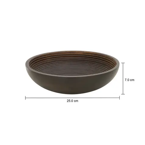 Imagem com medidas do produto CENTRO DE MESA 25 CM MANGO ORB