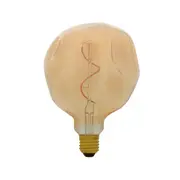 LÂMPADA LED ASSIMÉTRICA FILAMENTO G125 2W E27 127 220V LUZ AMARELA BRILIA - HANBAR - Foto 2