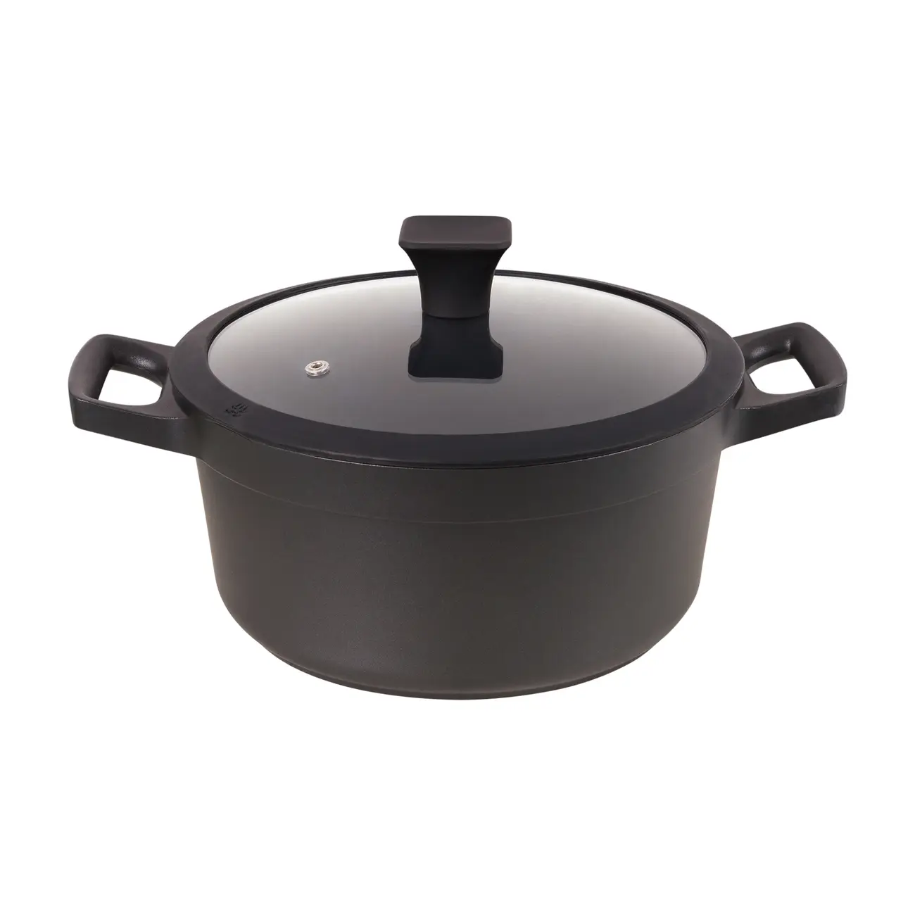 CAÇAROLA 24 CM OMEGA - PRETO - Foto 1