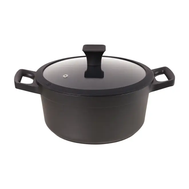 CAÇAROLA 24 CM OMEGA - PRETO - Foto 1