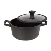 CAÇAROLA 24 CM OMEGA - PRETO - Foto 2