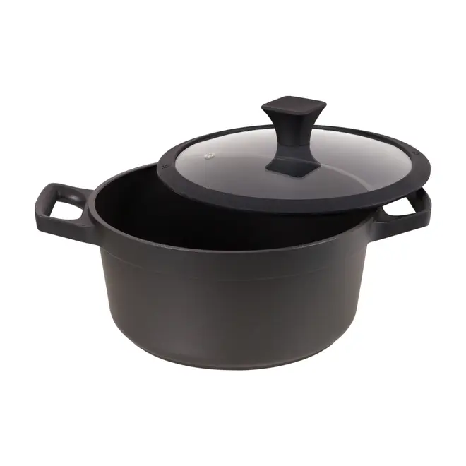 CAÇAROLA 24 CM OMEGA - PRETO - Foto 2