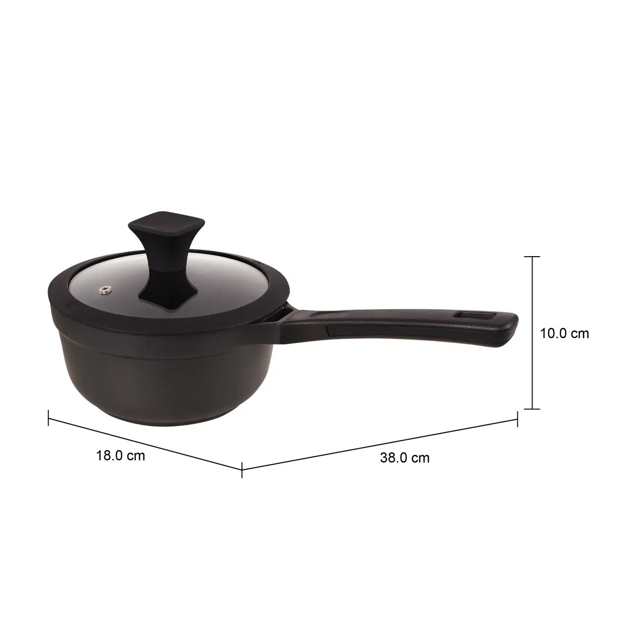 PANELA 18 CM OMEGA - PRETO - Foto 9