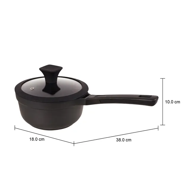 PANELA 18 CM OMEGA - PRETO - Foto 9