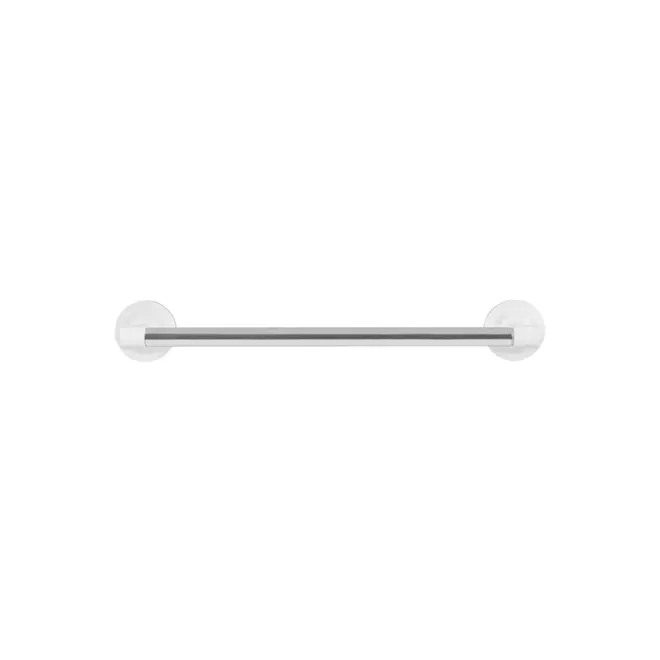 PORTA-TOALHA 44 CM FLEX SURE - BRANCO/ALUMÍNIO - Foto 1