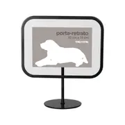 PORTA-RETRATO 10 CM X 15 CM INFINITY SQ - PRETO/PRATA - Foto 3