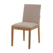 CADEIRA DE JANTAR FRAME - NOZES/BEGE - Foto 1