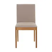 CADEIRA DE JANTAR FRAME - NOZES/BEGE - Foto 2
