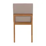 CADEIRA DE JANTAR FRAME - NOZES/BEGE - Foto 4