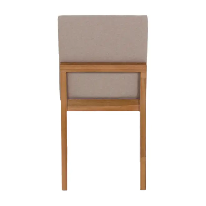 CADEIRA DE JANTAR FRAME - NOZES/BEGE - Foto 4