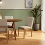 CADEIRA DE JANTAR FRAME - NOZES/BEGE - Foto 6
