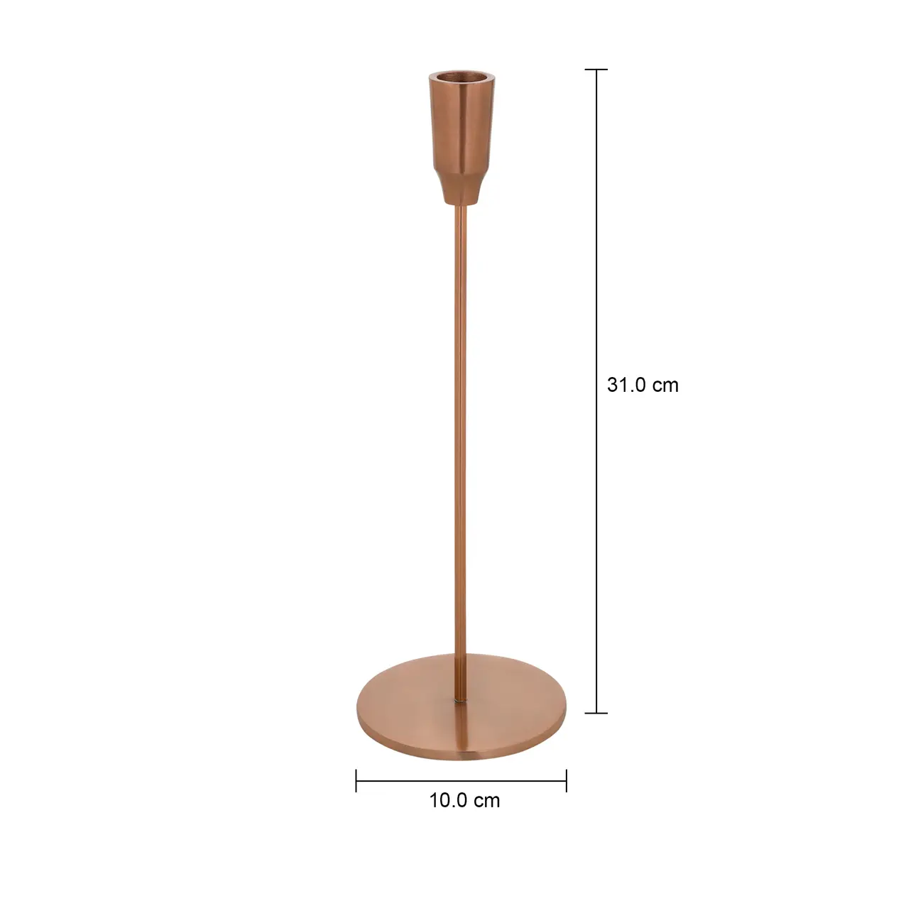 CASTIÇAL 31 CM TRINKET - COBRE - Foto 6