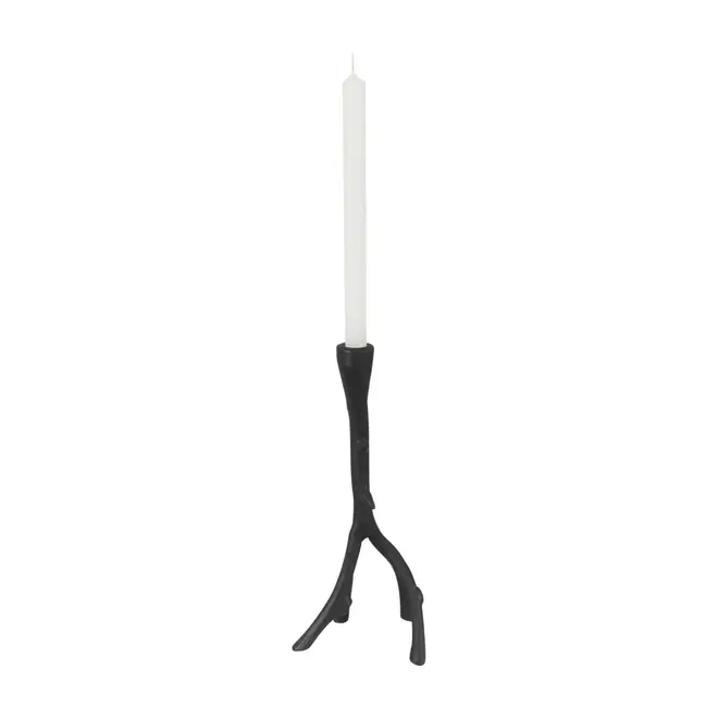 CASTIÇAL 31 CM MZIZI - PRETO - Foto 2