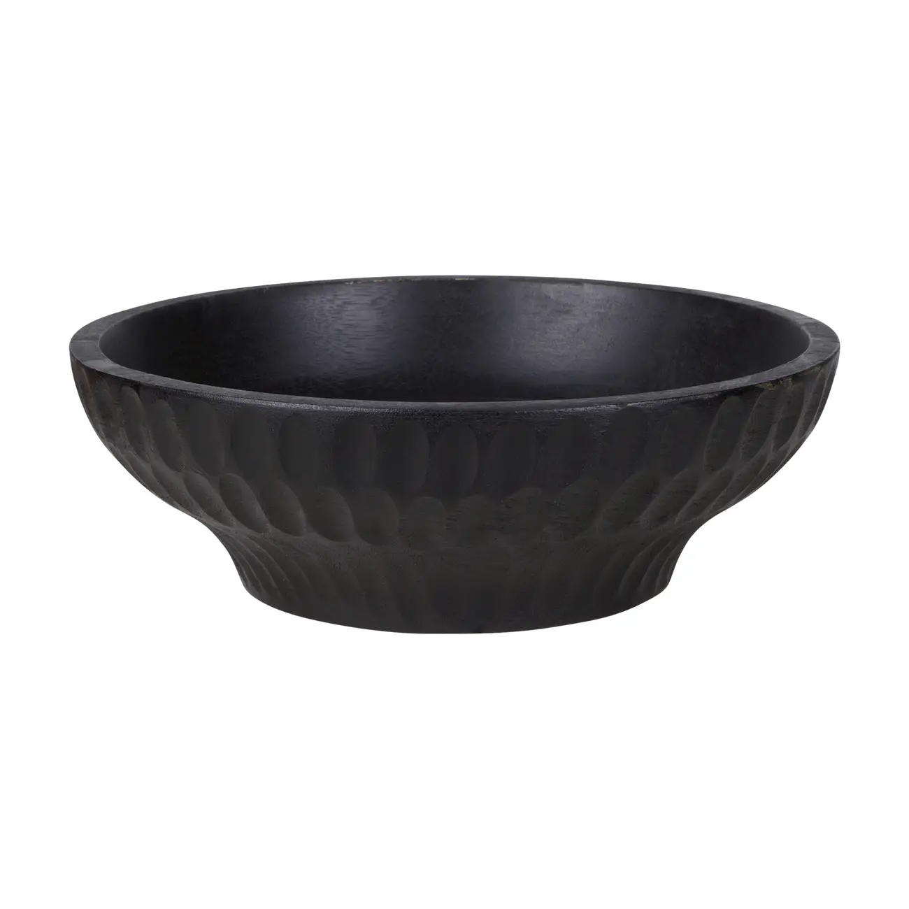CENTRO DE MESA 25 CM TAZAMA - PRETO DESGASTADO - Foto 1