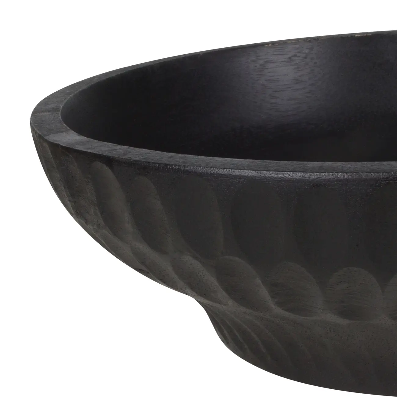 CENTRO DE MESA 25 CM TAZAMA - PRETO DESGASTADO - Foto 2