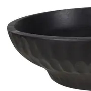 CENTRO DE MESA 25 CM TAZAMA - PRETO DESGASTADO - Foto 2