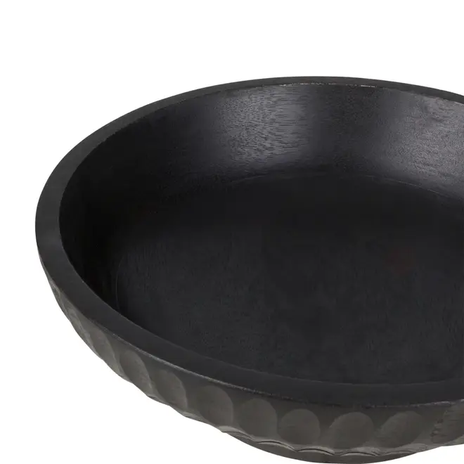 CENTRO DE MESA 25 CM TAZAMA - PRETO DESGASTADO - Foto 3