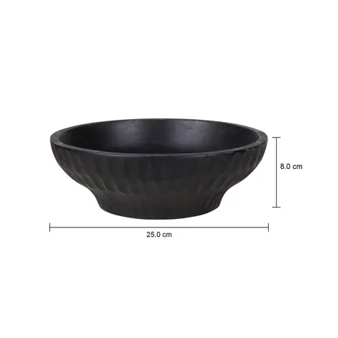 Imagem com medidas do produto CENTRO DE MESA 25 CM TAZAMA