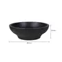 CENTRO DE MESA 25 CM TAZAMA - PRETO DESGASTADO - Foto 4