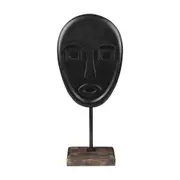 ADORNO 36 CM DABOOL - PRETO/MADEIRA - Foto 1