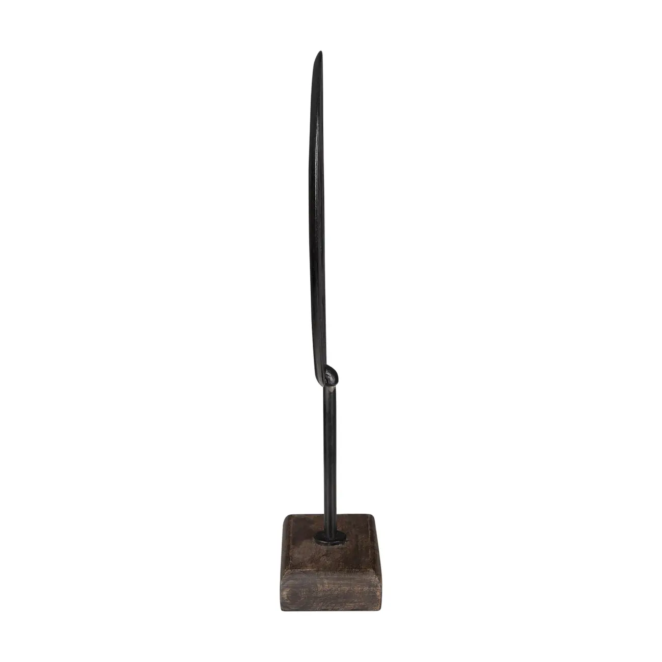 ADORNO 36 CM DABOOL - PRETO/MADEIRA - Foto 3