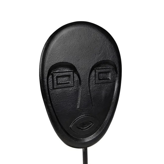 ADORNO 36 CM DABOOL - PRETO/MADEIRA - Foto 5