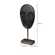 ADORNO 36 CM DABOOL - PRETO/MADEIRA - Foto 7