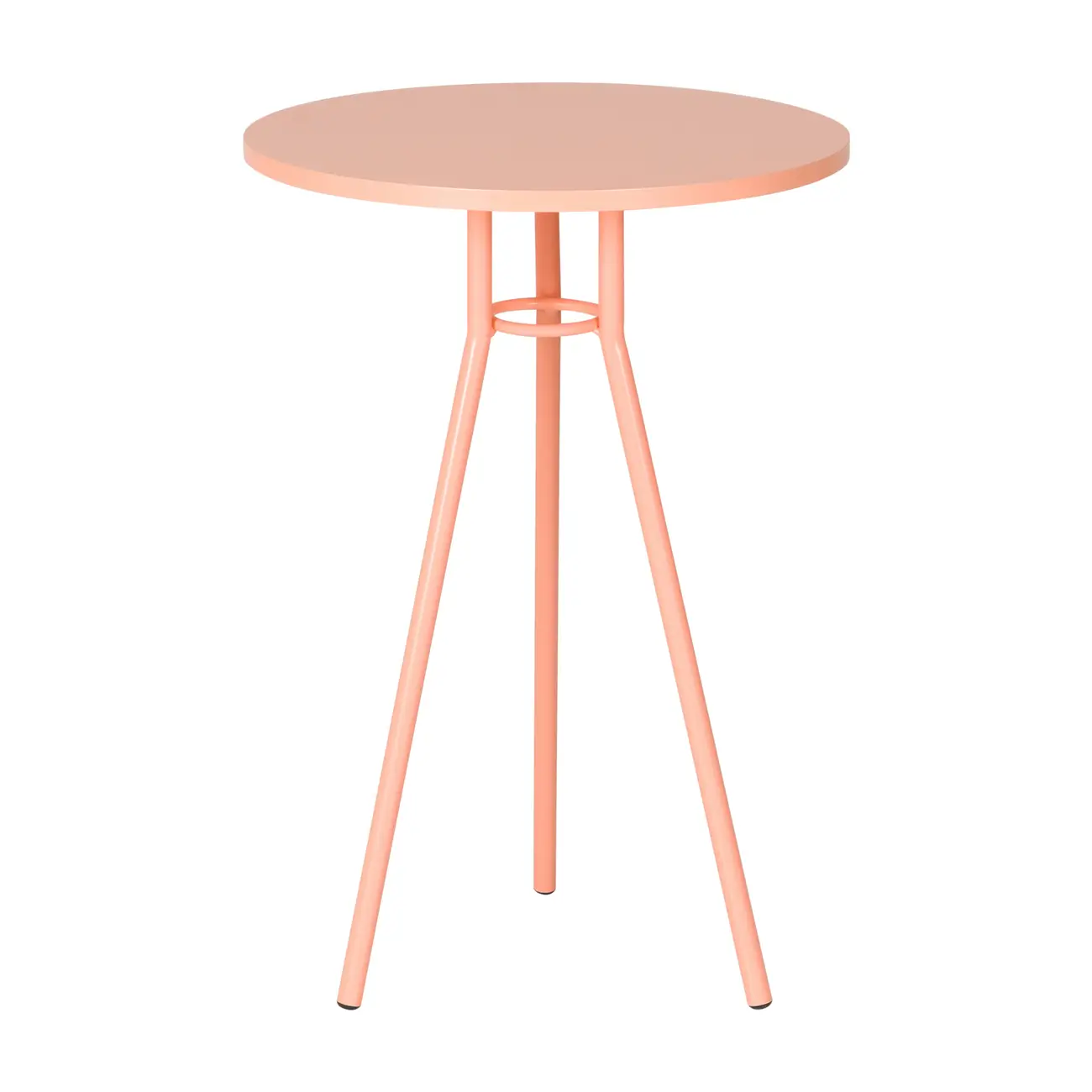 MESA LATERAL ALTA REDONDA 45 CM LEGS - MELÃO/MELÃO - Foto 1