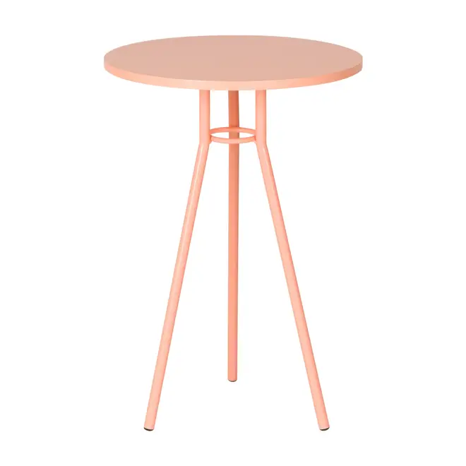 MESA LATERAL ALTA REDONDA 45 CM LEGS - MELÃO/MELÃO - Foto 1