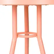 MESA LATERAL ALTA REDONDA 45 CM LEGS - MELÃO/MELÃO - Foto 4