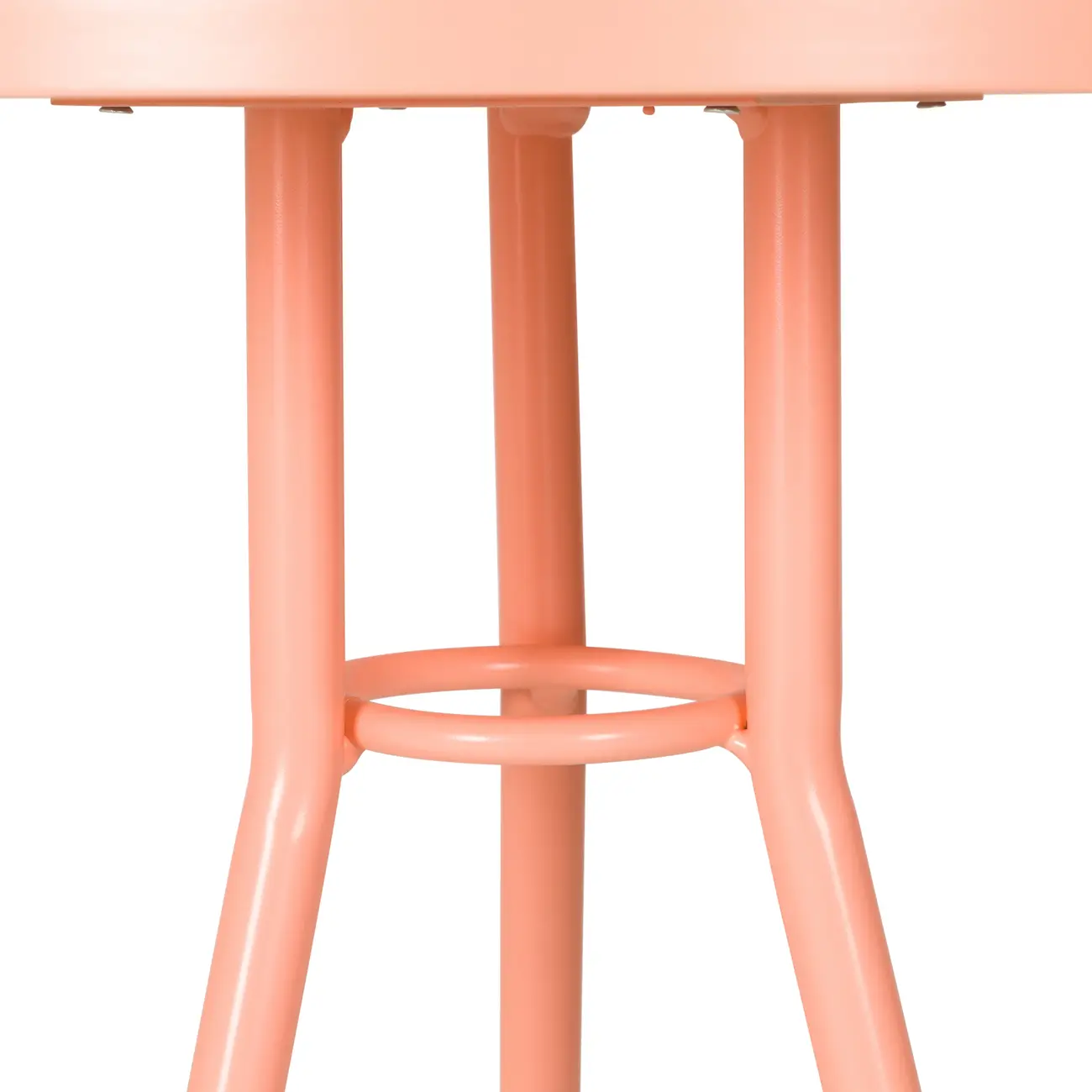 MESA LATERAL ALTA REDONDA 45 CM LEGS - MELÃO/MELÃO - Foto 4