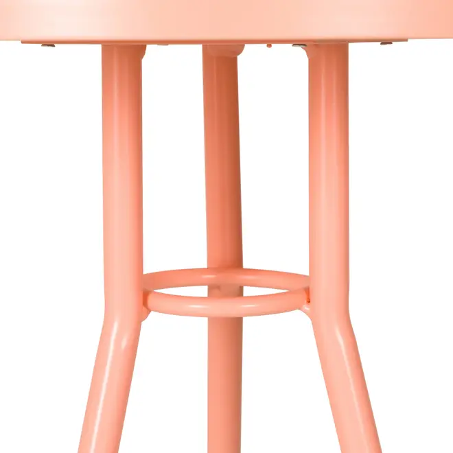 MESA LATERAL ALTA REDONDA 45 CM LEGS - MELÃO/MELÃO - Foto 4