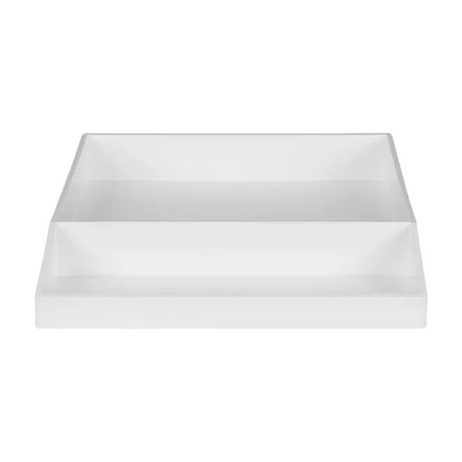ORGANIZADOR DE MESA GAVETAS DUPLO AESTHETIC - BRANCO - Foto 1