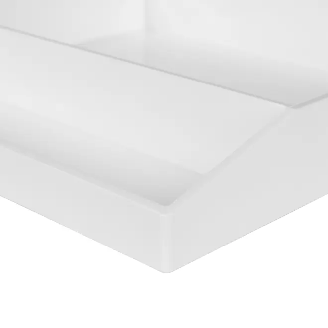 ORGANIZADOR DE MESA GAVETAS DUPLO AESTHETIC - BRANCO - Foto 4