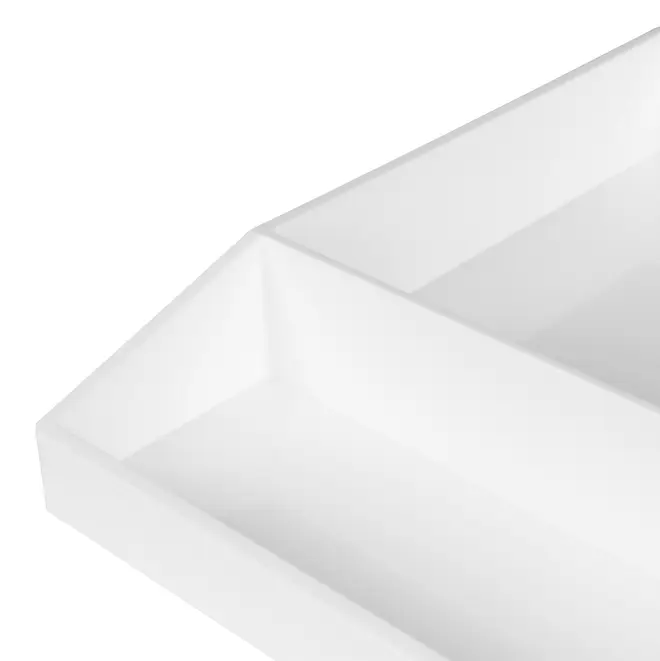 ORGANIZADOR DE MESA GAVETAS DUPLO AESTHETIC - BRANCO - Foto 5