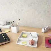ORGANIZADOR DE MESA GAVETAS DUPLO AESTHETIC - BRANCO - Foto 7
